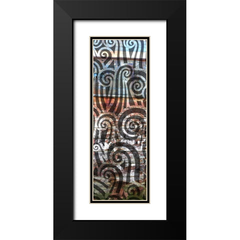 Anonymity II Black Modern Wood Framed Art Print with Double Matting by PI Studio