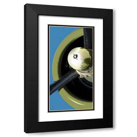 Aeronautical IV Black Modern Wood Framed Art Print with Double Matting by PI Studio