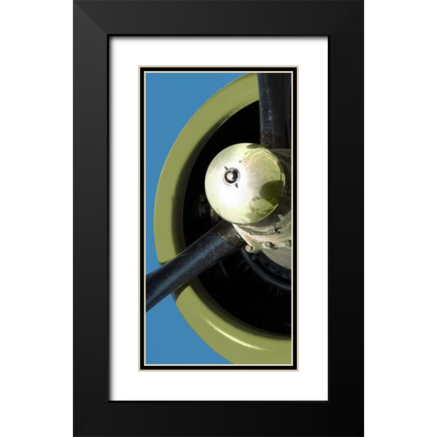 Aeronautical IV Black Modern Wood Framed Art Print with Double Matting by PI Studio