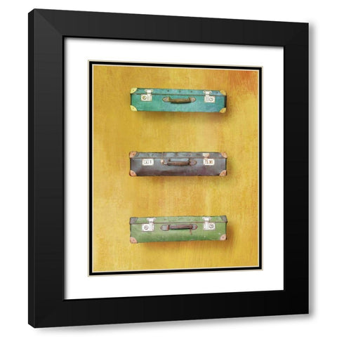 STUDY I Black Modern Wood Framed Art Print with Double Matting by PI Studio