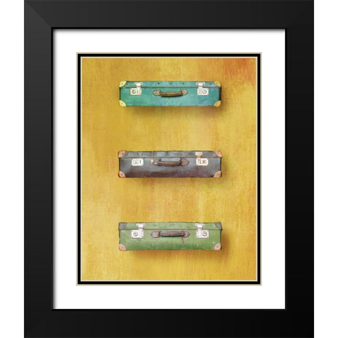 STUDY I Black Modern Wood Framed Art Print with Double Matting by PI Studio