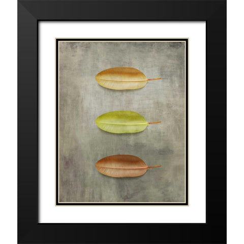 STUDY II Black Modern Wood Framed Art Print with Double Matting by PI Studio