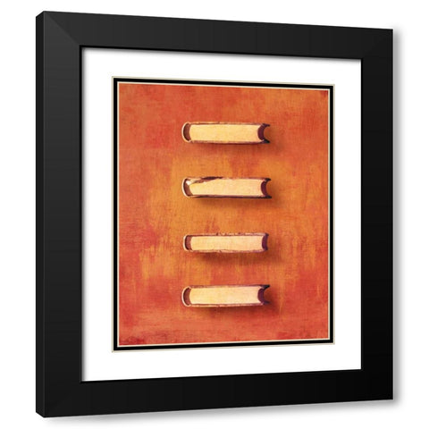 STUDY III Black Modern Wood Framed Art Print with Double Matting by PI Studio