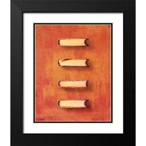 STUDY III Black Modern Wood Framed Art Print with Double Matting by PI Studio