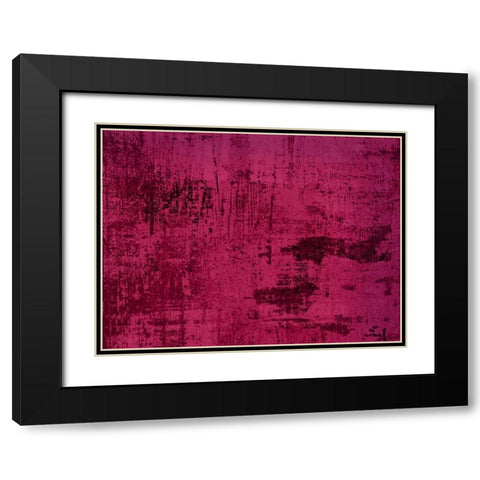 VIOLET Black Modern Wood Framed Art Print with Double Matting by PI Studio