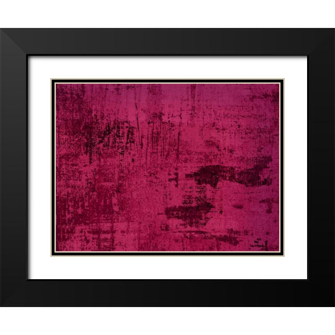 VIOLET Black Modern Wood Framed Art Print with Double Matting by PI Studio