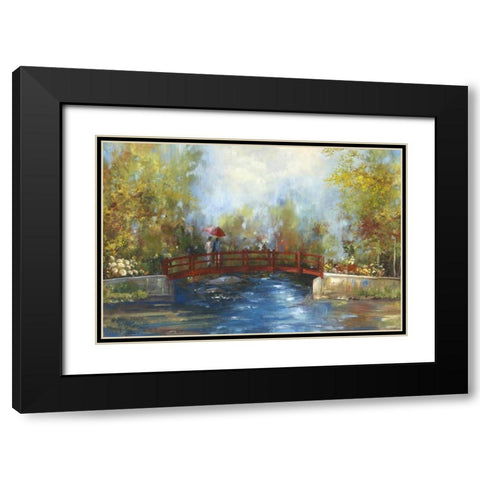 Teal Askew  Black Modern Wood Framed Art Print with Double Matting by PI Studio