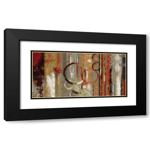 Portage I Black Modern Wood Framed Art Print with Double Matting by PI Studio