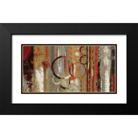 Portage I Black Modern Wood Framed Art Print with Double Matting by PI Studio