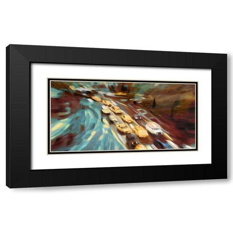 Velvet Highway Black Modern Wood Framed Art Print with Double Matting by PI Studio