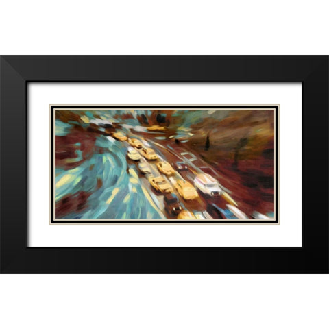 Velvet Highway Black Modern Wood Framed Art Print with Double Matting by PI Studio