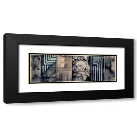 Industrial Strength Black Modern Wood Framed Art Print with Double Matting by PI Studio