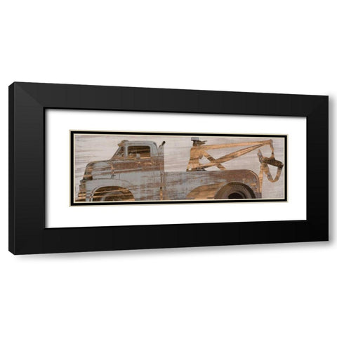 Memoir Black Modern Wood Framed Art Print with Double Matting by PI Studio