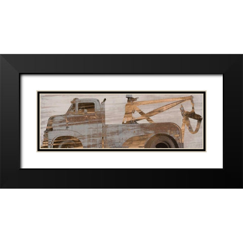 Memoir Black Modern Wood Framed Art Print with Double Matting by PI Studio