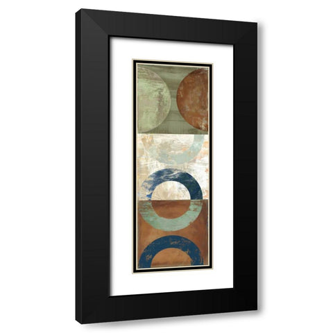 Hope to Taupe I Black Modern Wood Framed Art Print with Double Matting by PI Studio