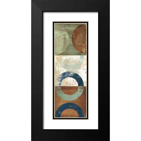 Hope to Taupe I Black Modern Wood Framed Art Print with Double Matting by PI Studio