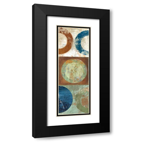 Hope to Taupe II Black Modern Wood Framed Art Print with Double Matting by PI Studio