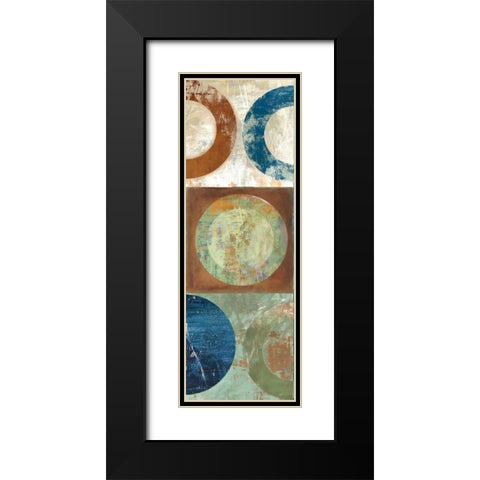 Hope to Taupe II Black Modern Wood Framed Art Print with Double Matting by PI Studio