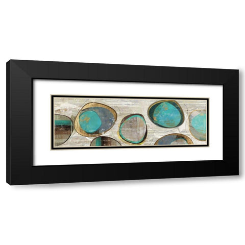 Stem Speckled I Black Modern Wood Framed Art Print with Double Matting by PI Studio