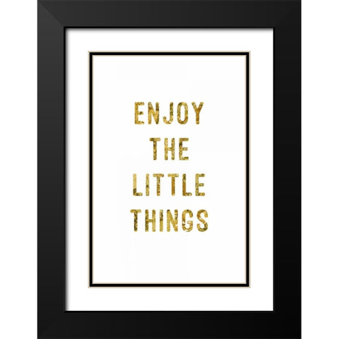 Lip Love Black Modern Wood Framed Art Print with Double Matting by PI Studio