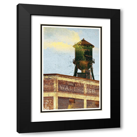 Warehouse Black Modern Wood Framed Art Print with Double Matting by Normand, Pascal