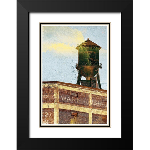 Warehouse Black Modern Wood Framed Art Print with Double Matting by Normand, Pascal