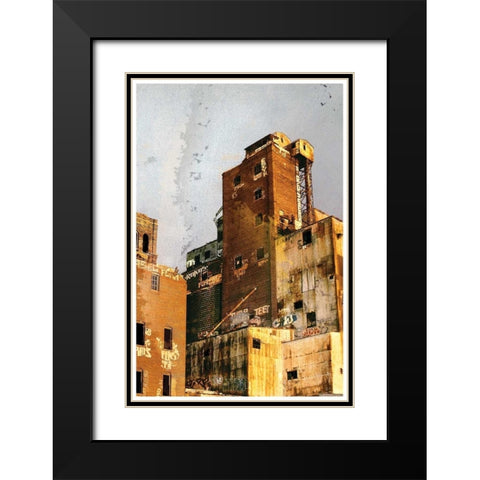 Bunker West Black Modern Wood Framed Art Print with Double Matting by Normand, Pascal