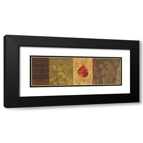 Singing Garden Black Modern Wood Framed Art Print with Double Matting by Pearce, Allison