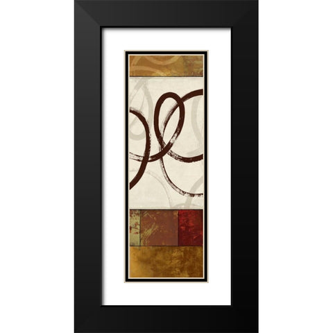 Symphony I  Black Modern Wood Framed Art Print with Double Matting by Pearce, Allison