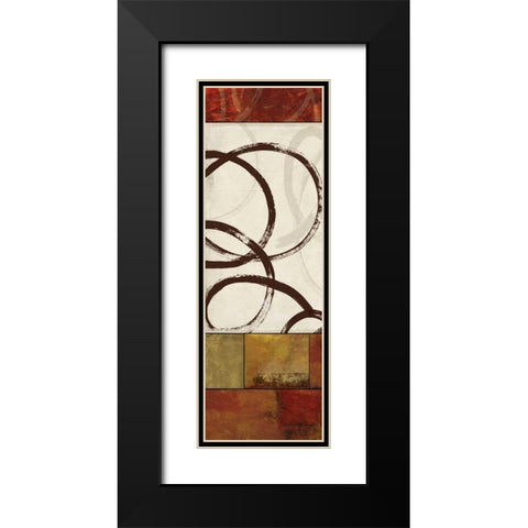 Symphony II Black Modern Wood Framed Art Print with Double Matting by Pearce, Allison