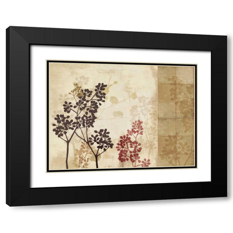 Blossoming II  Black Modern Wood Framed Art Print with Double Matting by Pearce, Allison