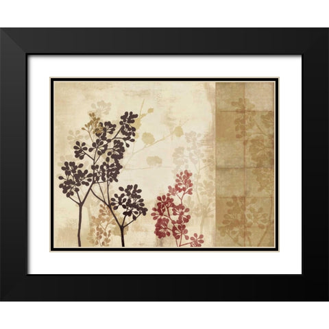 Blossoming II  Black Modern Wood Framed Art Print with Double Matting by Pearce, Allison