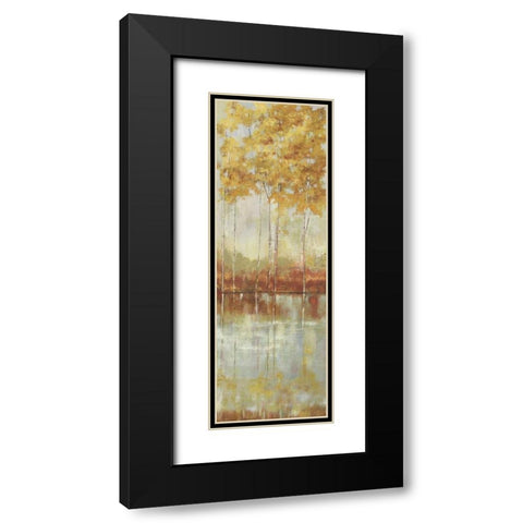 Reflections I Black Modern Wood Framed Art Print with Double Matting by Pearce, Allison