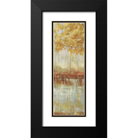 Reflections I Black Modern Wood Framed Art Print with Double Matting by Pearce, Allison