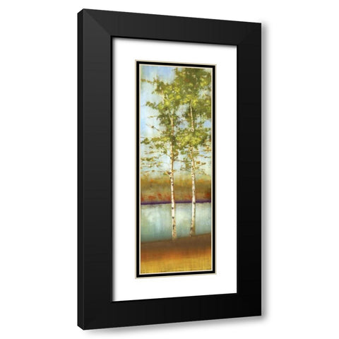 Swaying Along II Black Modern Wood Framed Art Print with Double Matting by Pearce, Allison