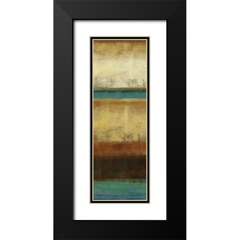 Earth Black Modern Wood Framed Art Print with Double Matting by Pearce, Allison