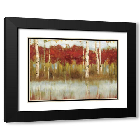 The Edge I Black Modern Wood Framed Art Print with Double Matting by Pearce, Allison