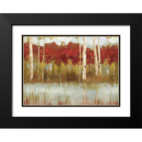 The Edge I Black Modern Wood Framed Art Print with Double Matting by Pearce, Allison