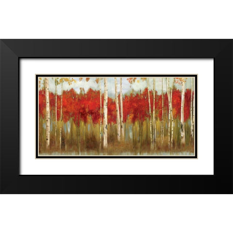 The Edge Black Modern Wood Framed Art Print with Double Matting by Pearce, Allison
