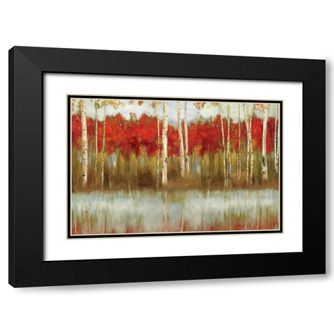 The Edge Black Modern Wood Framed Art Print with Double Matting by Pearce, Allison