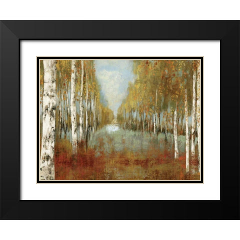 Along the Path I Oversize Black Modern Wood Framed Art Print with Double Matting by Pearce, Allison