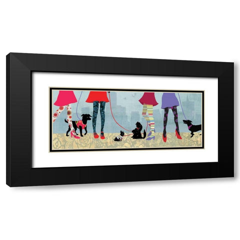 Quality Time II Black Modern Wood Framed Art Print with Double Matting by Pearce, Allison