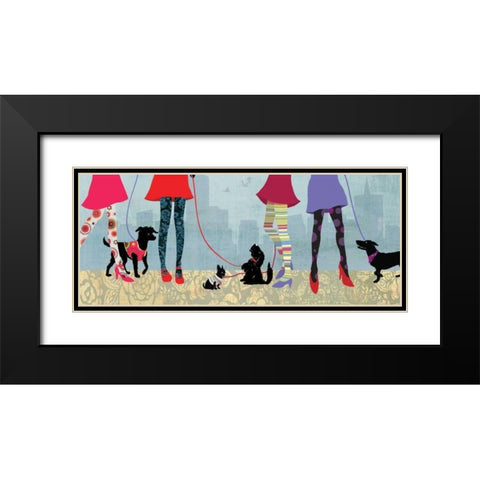Quality Time II Black Modern Wood Framed Art Print with Double Matting by Pearce, Allison