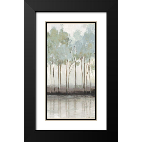 Woodland Hues I  Black Modern Wood Framed Art Print with Double Matting by Pearce, Allison