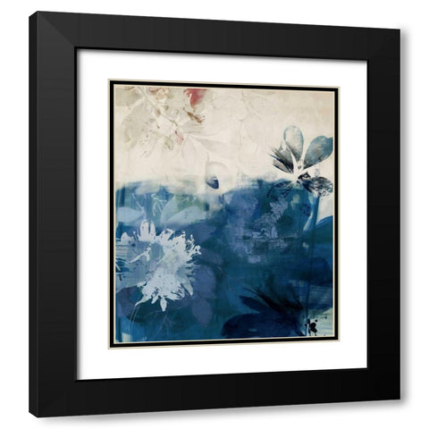 Unquiet Stone II Black Modern Wood Framed Art Print with Double Matting by PI Galerie