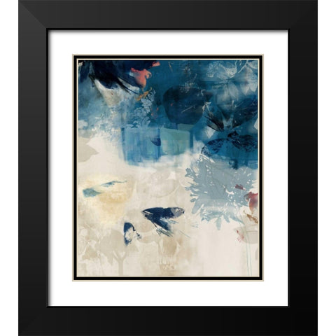 Unquiet Stone III Black Modern Wood Framed Art Print with Double Matting by PI Galerie