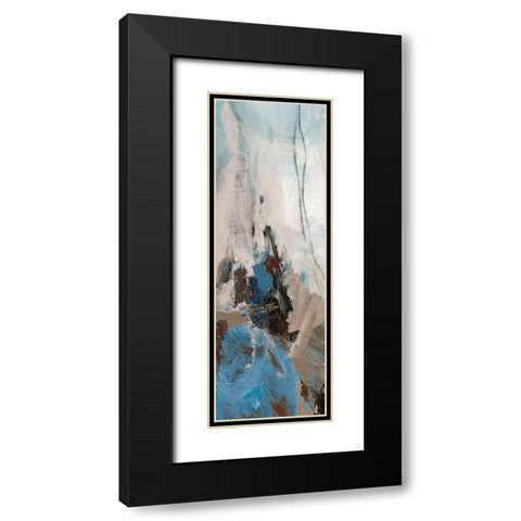 Infinite Currents I Black Modern Wood Framed Art Print with Double Matting by PI Galerie