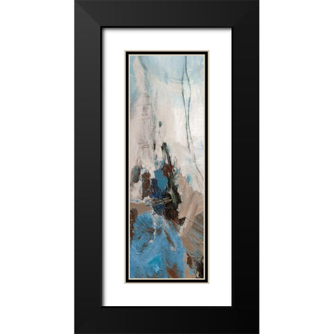 Infinite Currents I Black Modern Wood Framed Art Print with Double Matting by PI Galerie