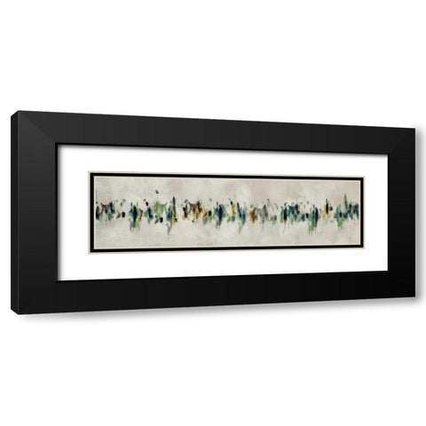 Light as Water Black Modern Wood Framed Art Print with Double Matting by PI Galerie