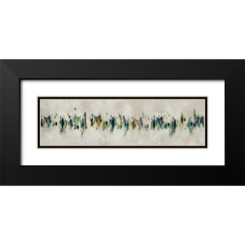 Light as Water Black Modern Wood Framed Art Print with Double Matting by PI Galerie